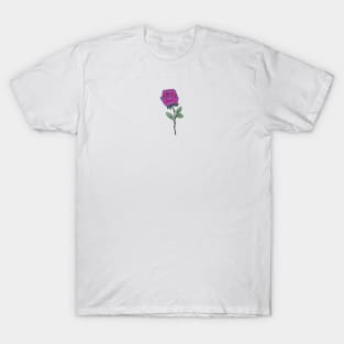 Bi Bisexual Rose Flag Colors Colours T-Shirt